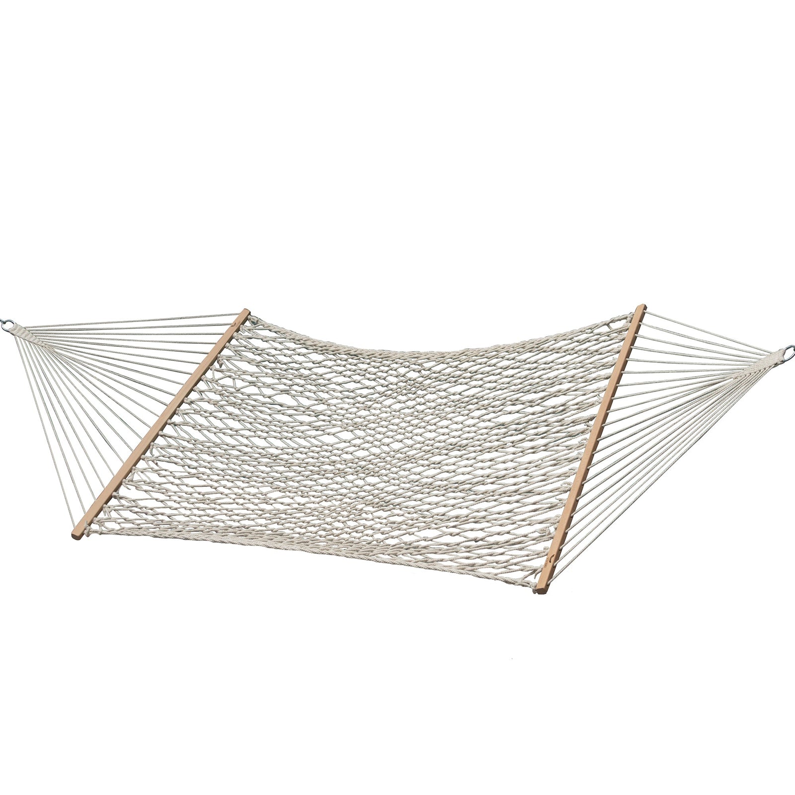 Cotton Rope Spreader Bar Hammock - Natural
