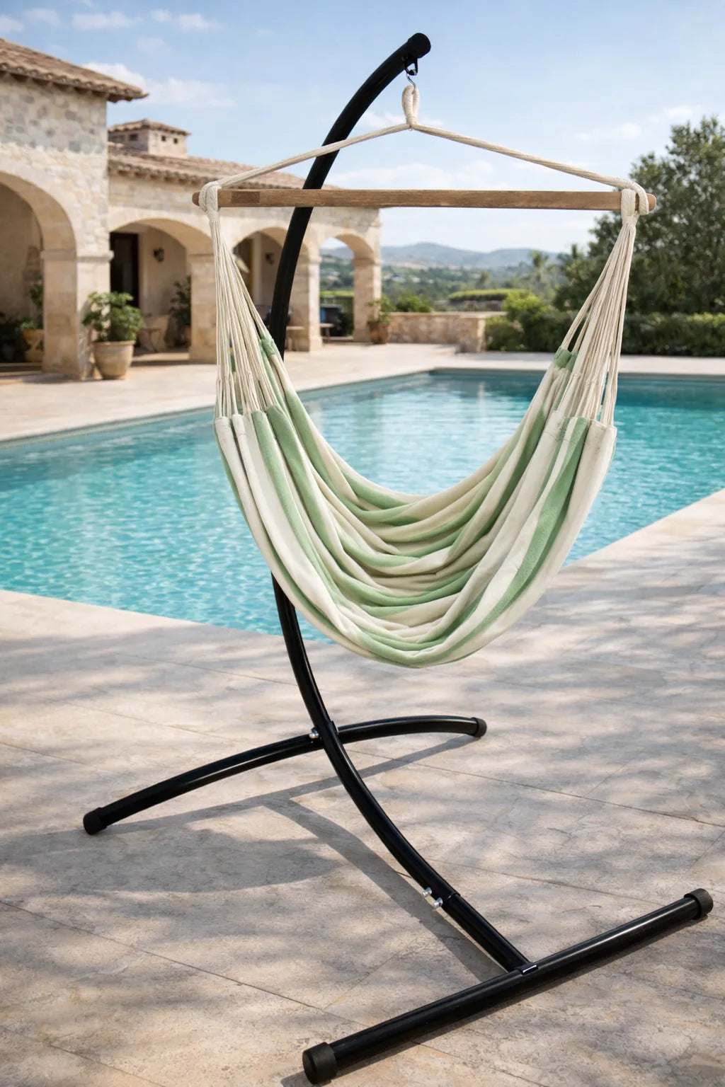 Colombian Hammock Chair with Universal Chair Stand