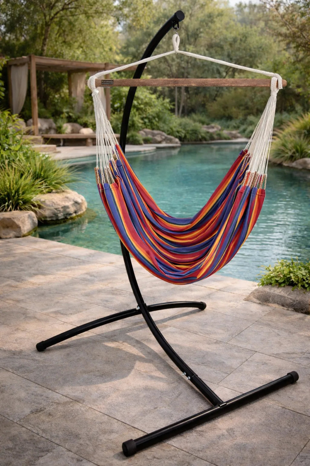 Colombian Hammock Chair with Universal Chair Stand