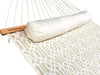 Hammock Universe Hammocks with Stands country-beige Deluxe Quilted Hammock with Bamboo Stand