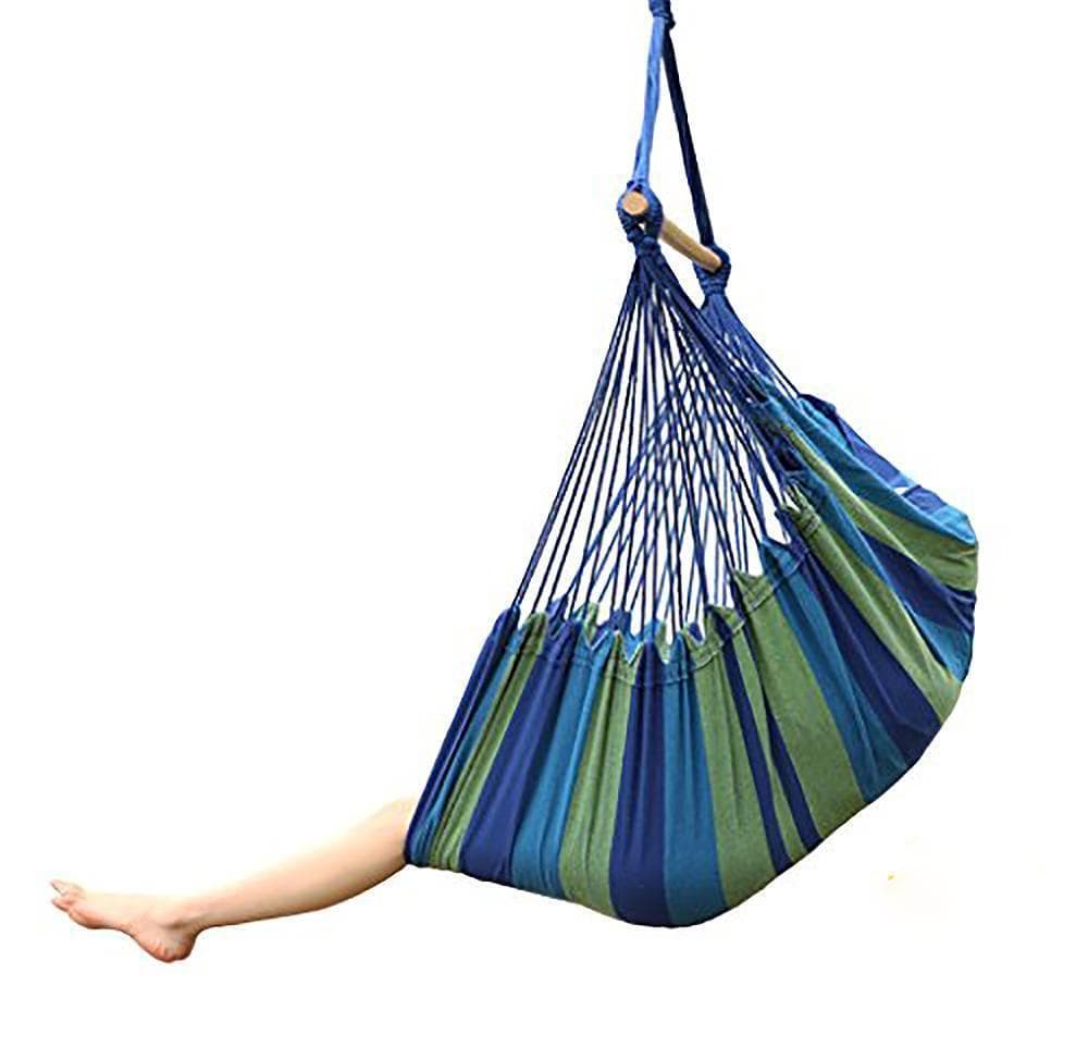 Hammock Universe Hammocks with Stands Blue and Green Stripes Brazilian Hammock Chair with Universal Chair Stand