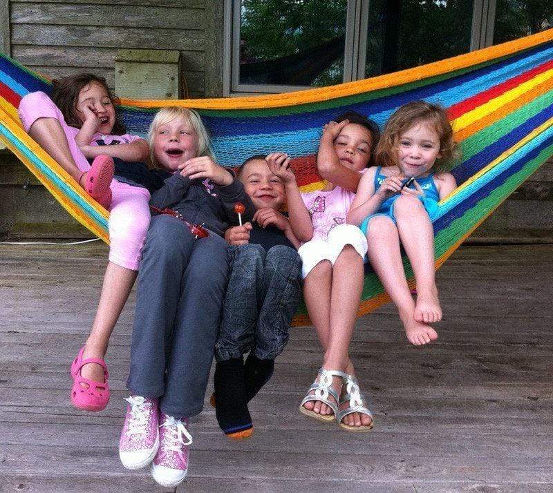 Hammock Universe Hammocks Hot Colors Mayan Hammock - XL Family-sized Thick Cord