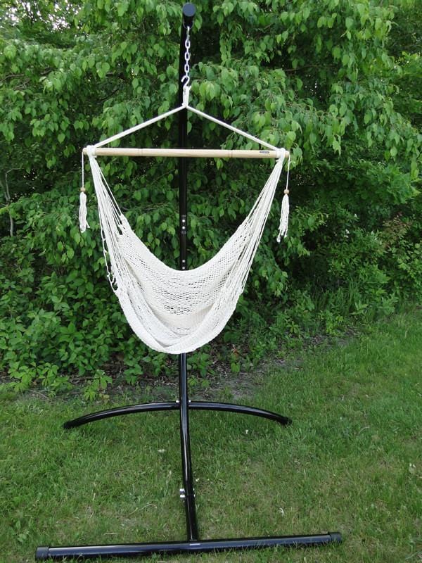 Hammock Universe Hammocks with Stands Brown and Beige Mayan Hammock Chair with Universal Chair Stand
