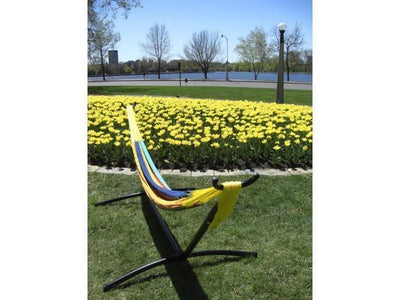 Hammock Universe Hammocks with Stands Hot Colors XL Thick Cord Mayan Hammock with Universal Stand
