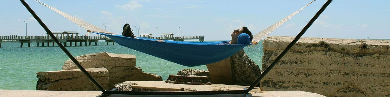 Quilted Hammocks with Stands