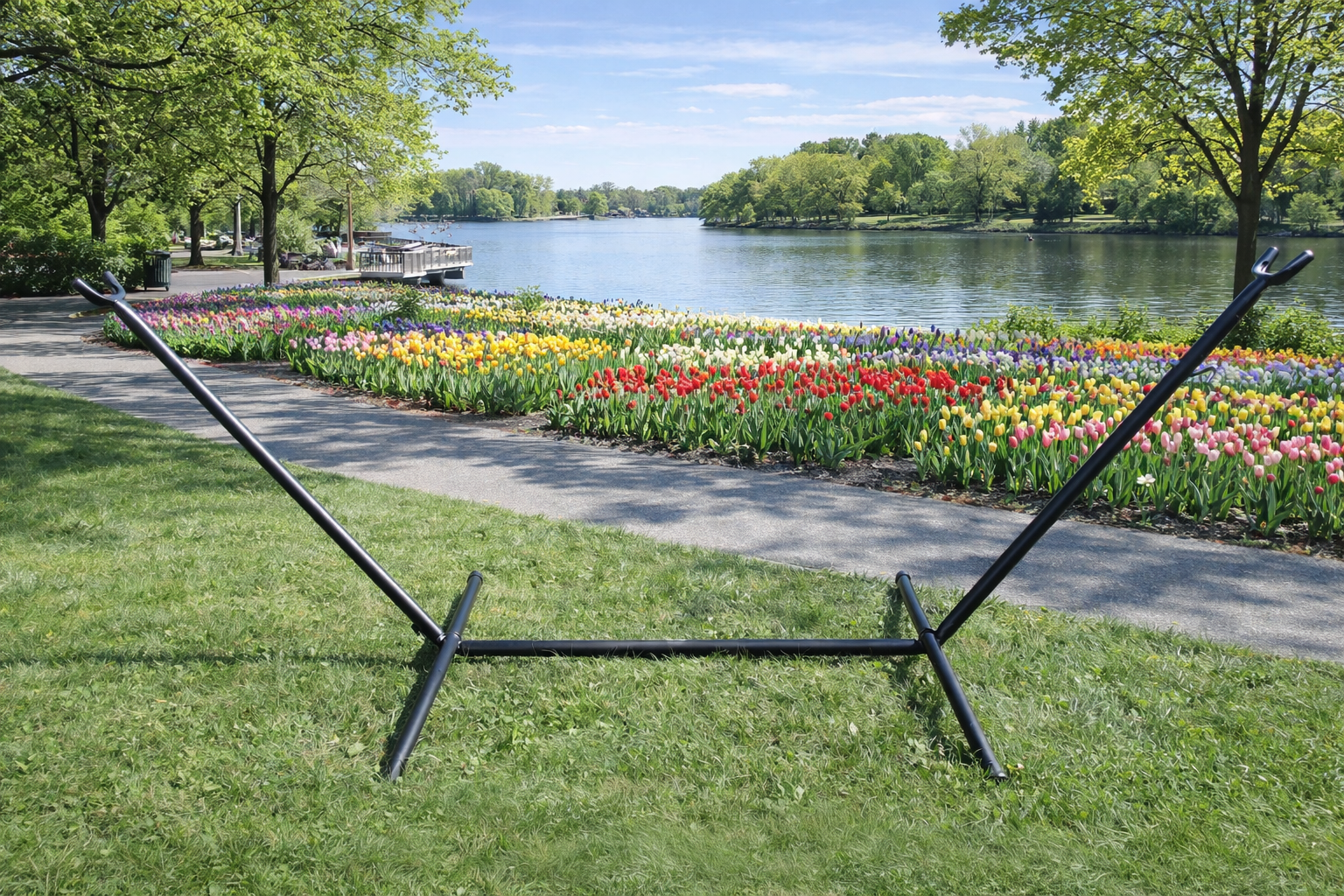 Universal Hammock Stand for Non Spreader Bar Hammocks