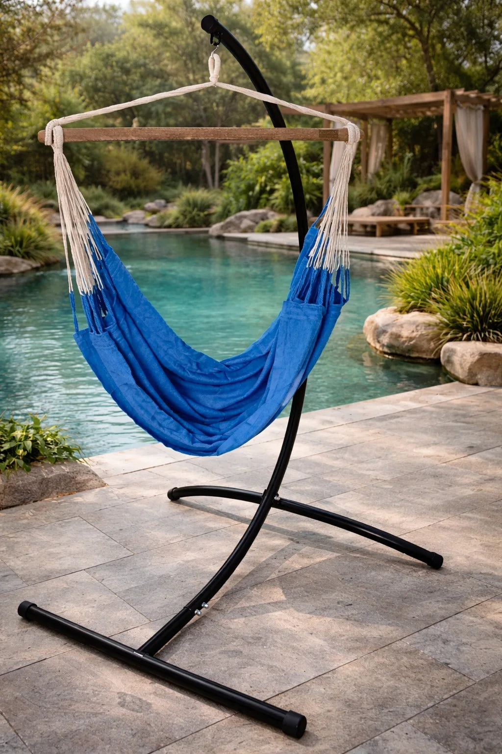 Colombian Hammock Chair with Universal Chair Stand