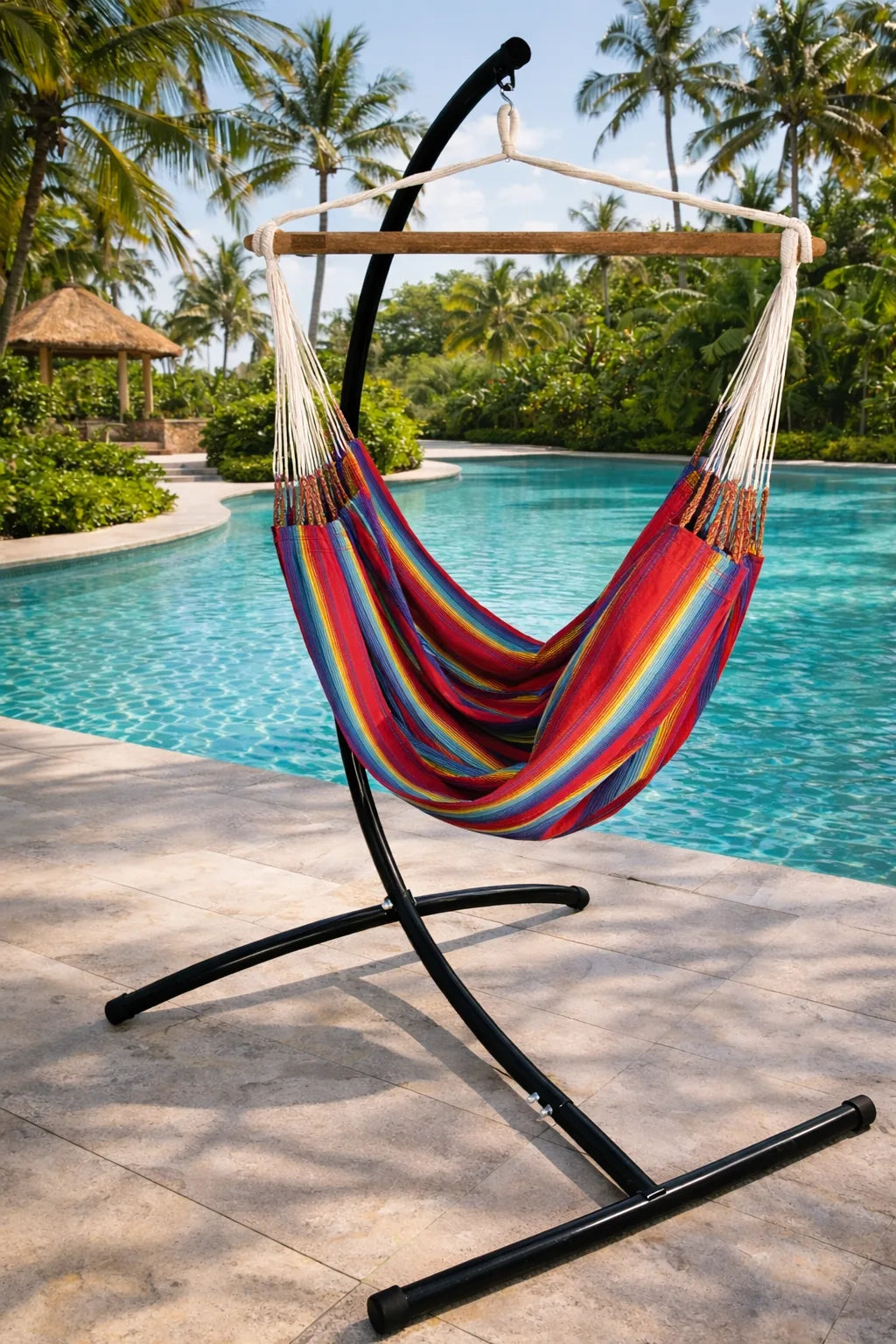 Colombian Hammock Chair with Universal Chair Stand