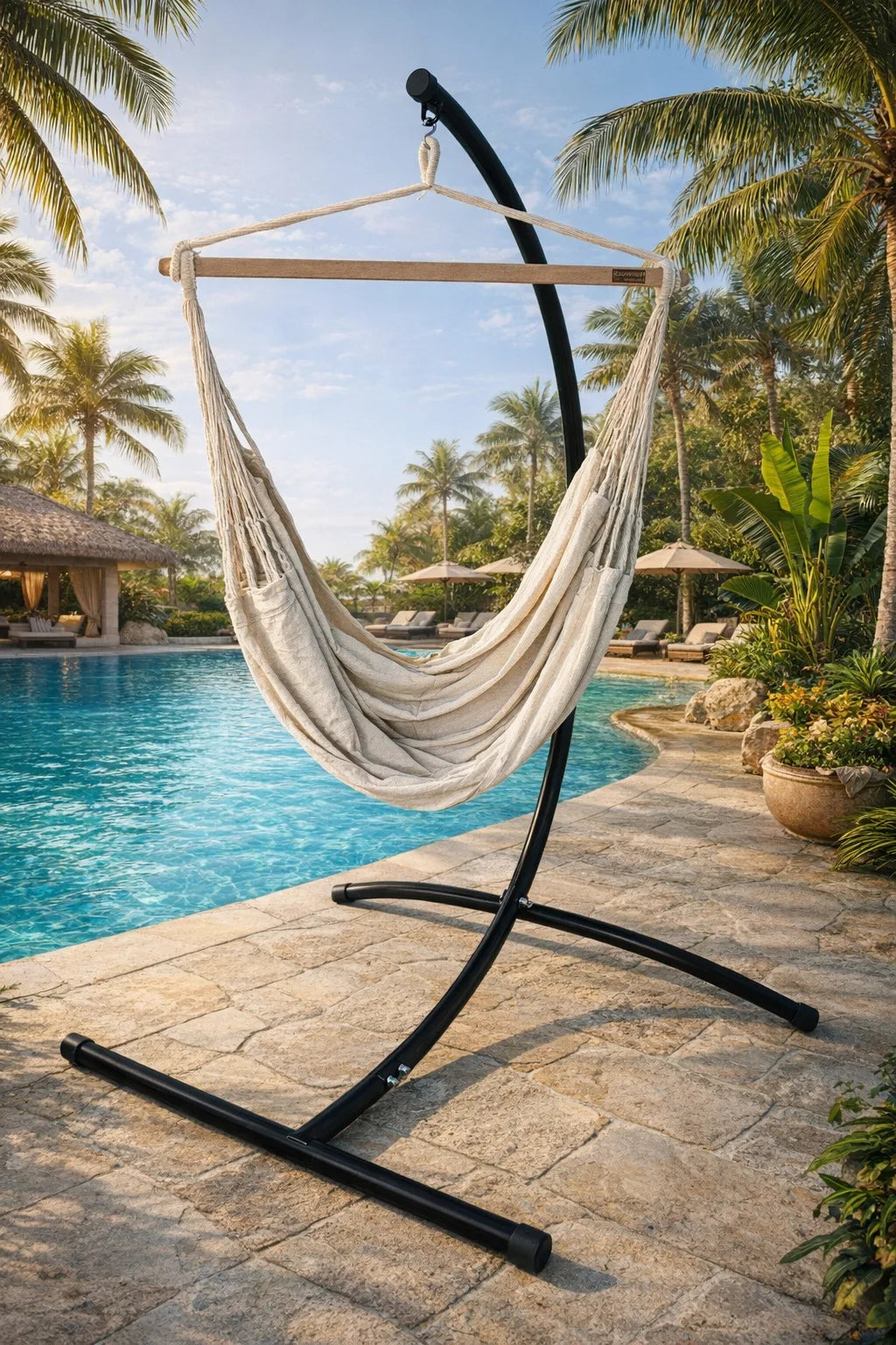 Colombian Hammock Chair with Universal Chair Stand