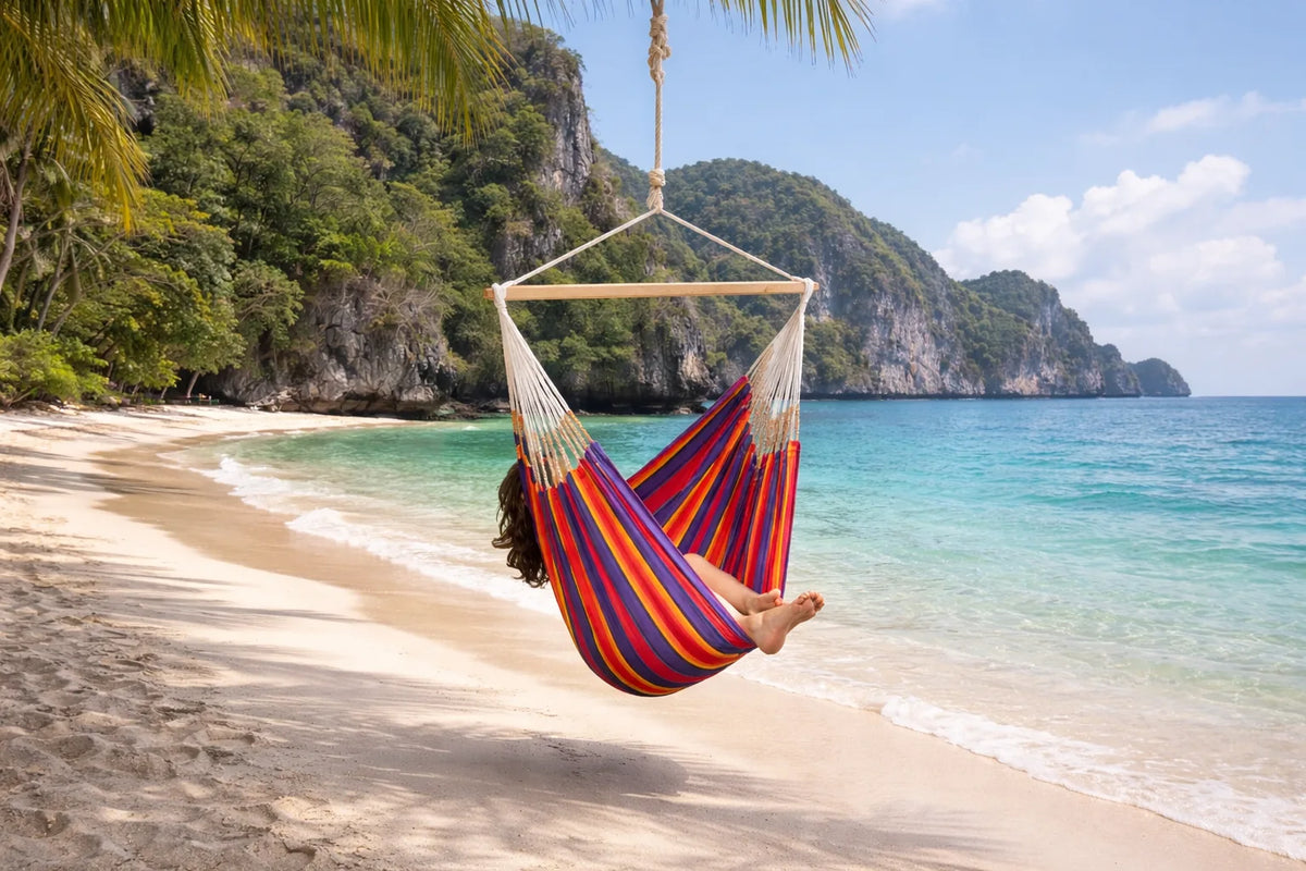 Colombian Hammock Hanging Chair - Deluxe