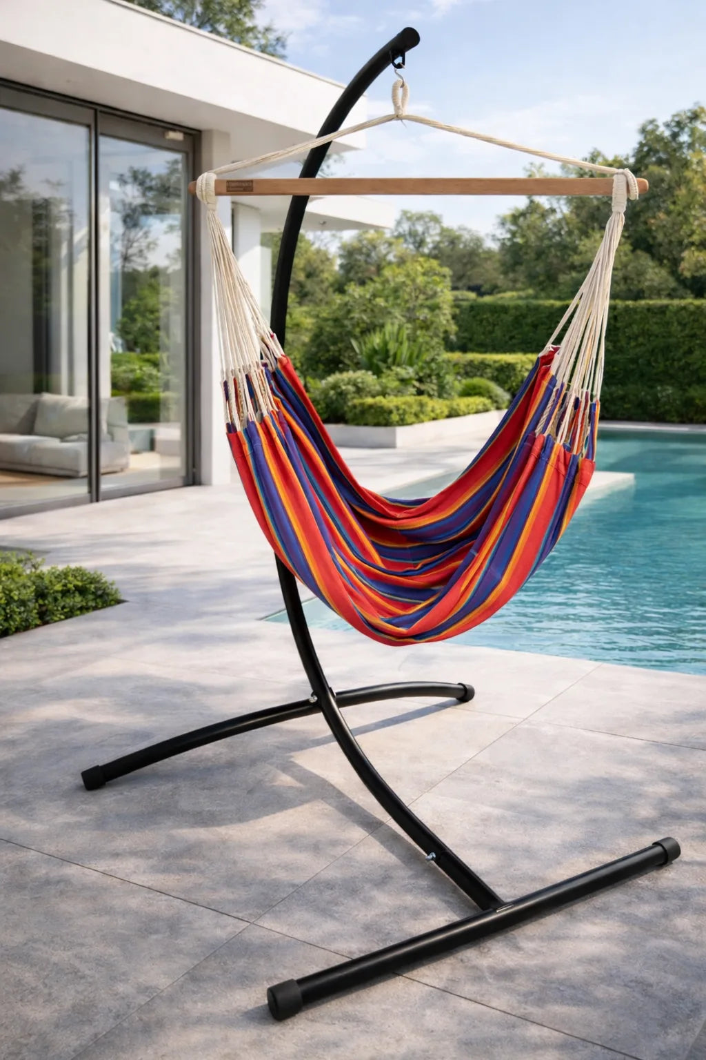 Colombian Hammock Chair with Universal Chair Stand