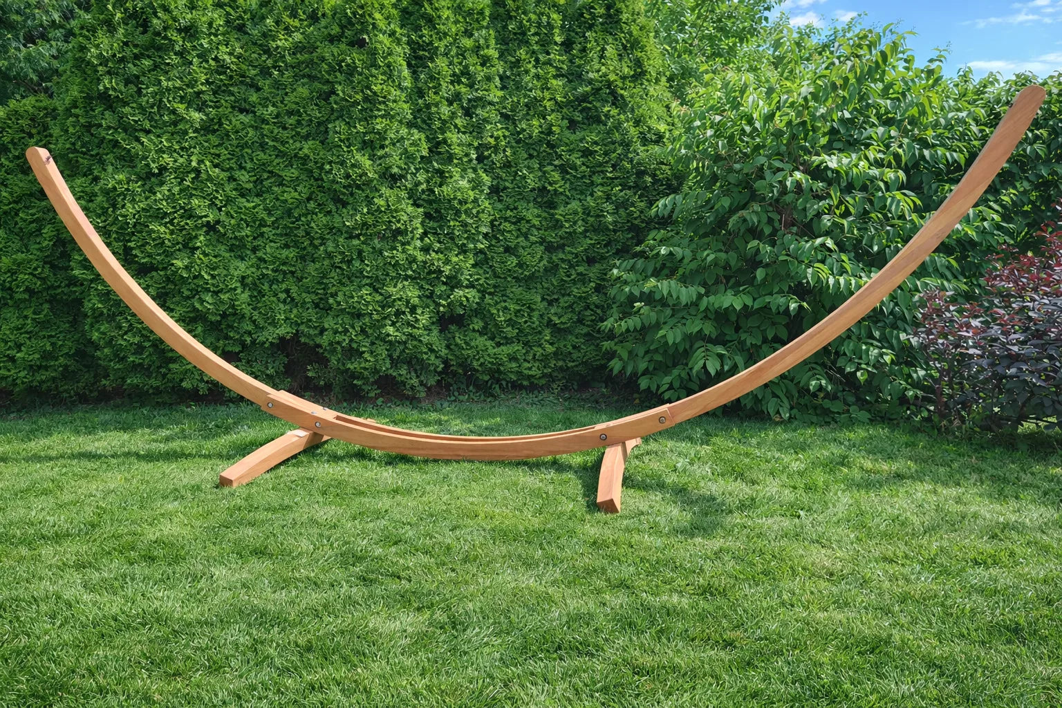 Premium Eucalyptus Wood Hammock Stand – Durable Outdoor Frame