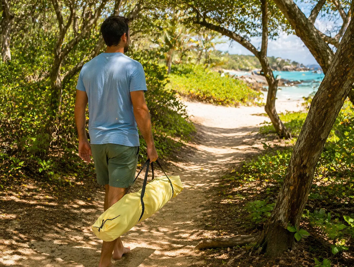 Spreader Bar Hammock Carrier &amp; Bag