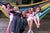 kids in a colourful XL Mayan Hammocks
