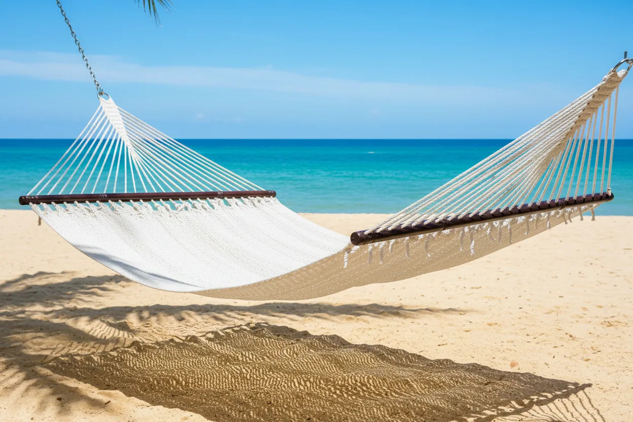 Polyester Rope Hammock - Soft-Woven Deluxe