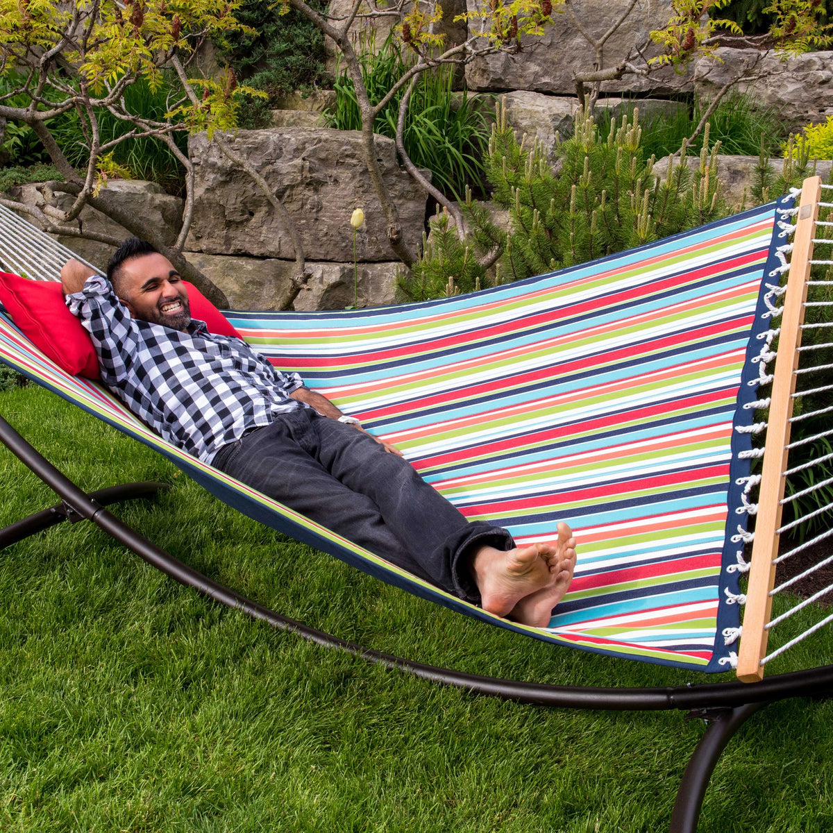 Sunbrella® Quilted Spreader Bar Hammock
