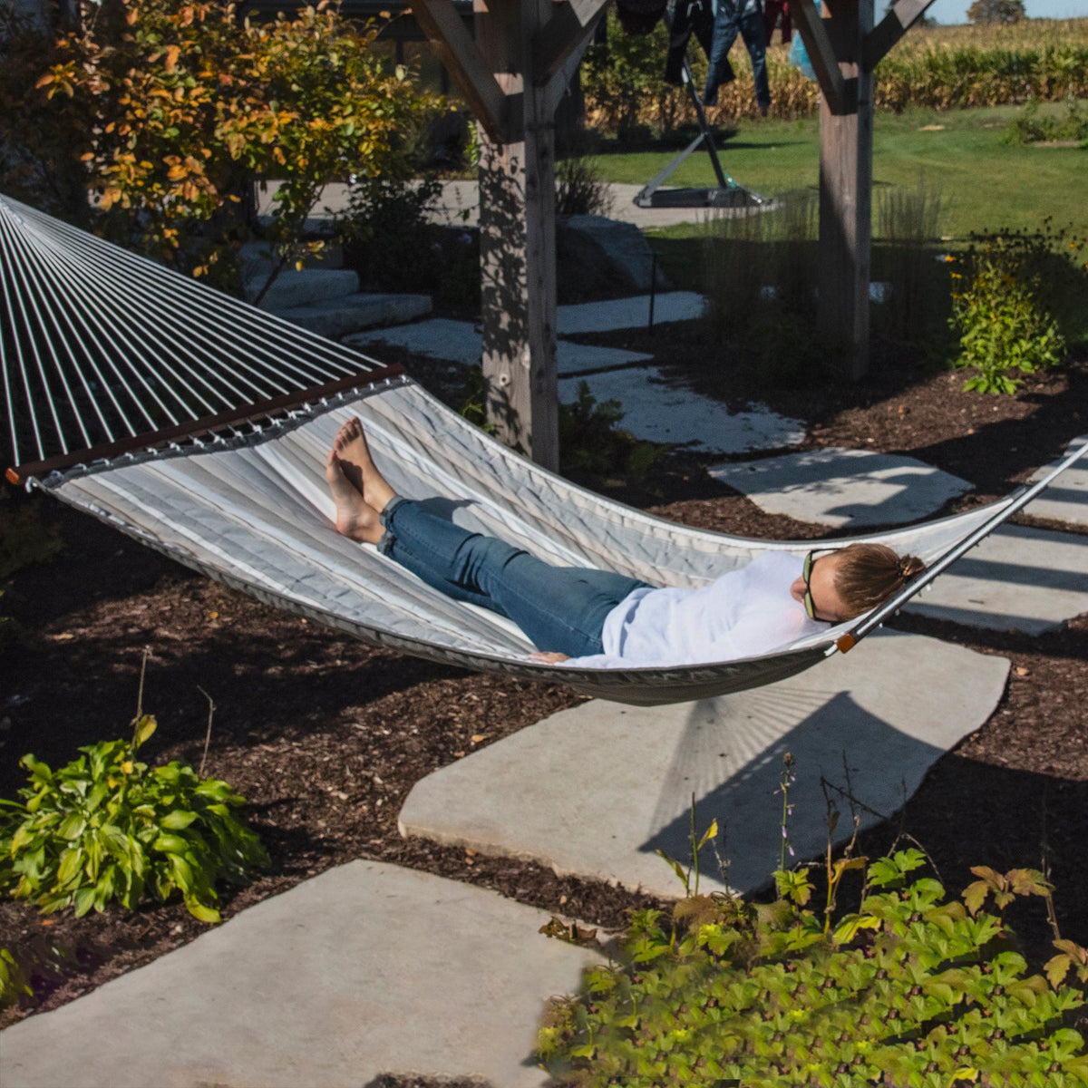 Sunbrella® Quilted Spreader Bar Hammock