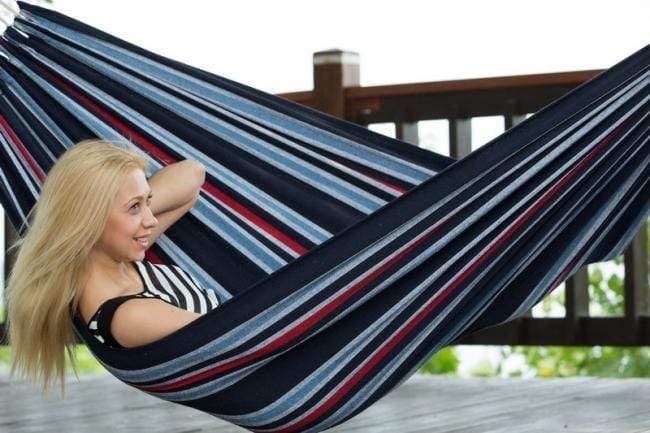 Double Brazilian Hammock with Stand Bamboo Eco Friendly XL Hammock Universe USA