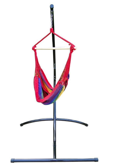 Hammock Universe Hammocks with Stands Blue and Green Stripes Brazilian Hammock Chair with Universal Chair Stand