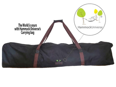 Hammock Universe Hammocks Olefin Double Hammock with Matching Pillow - Quick Dry and 3-Beam Stand