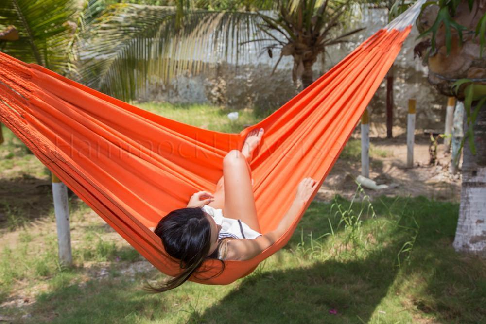 Colombian Hammocks Double + Eco-Friendly Bamboo Stand