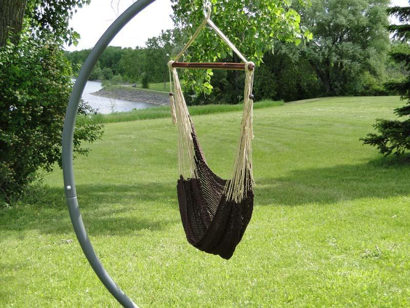 Hammock Universe Hammocks with Stands Brown and Beige Mayan Hammock Chair with Universal Chair Stand