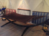 Hammock Universe Hammocks with Stands Coffee Deluxe Polyester Rope Hammock with Wicker Stand