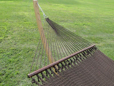Hammock Universe Hammocks with Stands Coffee Deluxe Polyester Rope Hammock with Bamboo Stand