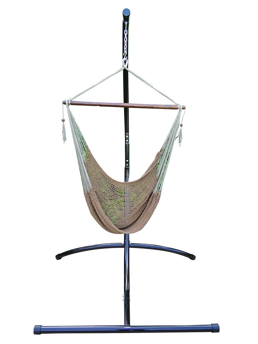 Hammock Universe Hammocks with Stands Brown and Beige Mayan Hammock Chair with Universal Chair Stand