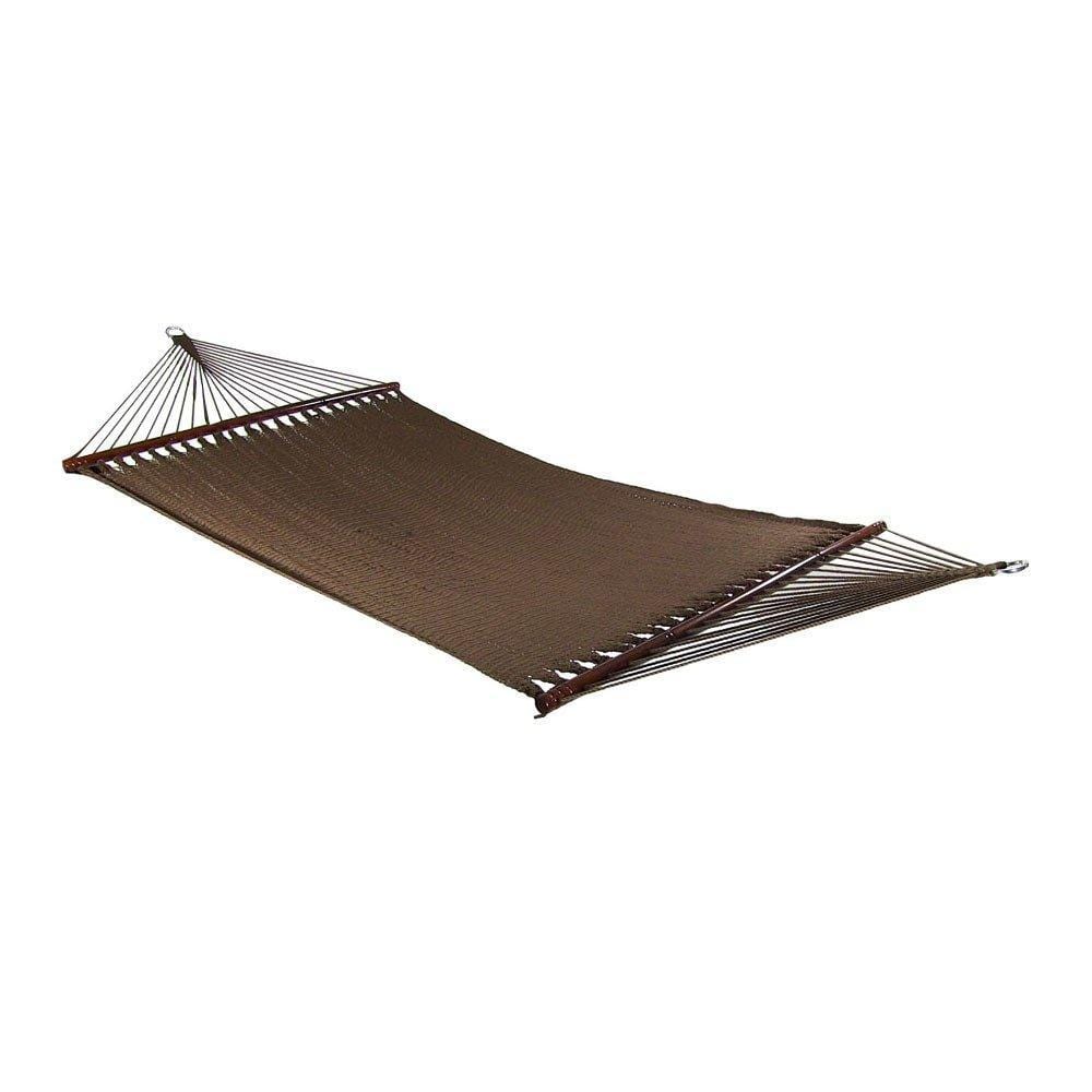 Hammock Universe Hammocks Coffee Polyester Rope Hammock - Soft-Woven Deluxe