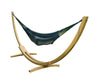 Hammock Universe Hammocks with Stands Forest Green XL Thick Cord Mayan Hammock with Bamboo Stand