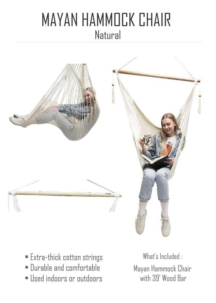 Hammock Universe Hammocks with Stands Brown and Beige Mayan Hammock Chair with Universal Chair Stand