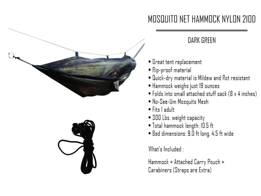 Mosquito Net Hammock | Hammock Universe Canada Military-Beige