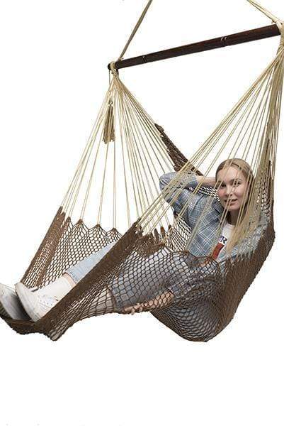 Hammock Universe Hammock Chairs Brown and Beige Mayan Hammock Chair