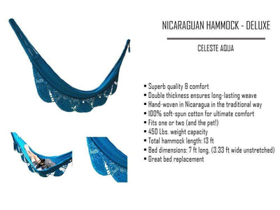 Hammock Universe USA Nicaraguan Hammock with Eco-Friendly Bamboo Stand