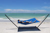 Olefin Double Quilted Hammock with Matching Pillow with 3-Beam Stand - Hammock Universe USA