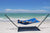 Hammock Universe USA Olefin Double Quilted Hammock with Matching Pillow and Eco-Friendly Bamboo Stand