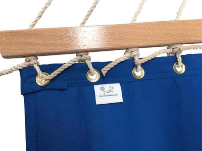 Olefin Double Quilted Hammock with Matching Pillow with 3-Beam Stand - Hammock Universe USA