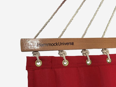 Hammock Universe Hammocks Olefin Double Quilted Hammock with Matching Pillow with 3-Beam Stand