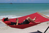Hammock Universe Hammocks Olefin Double Quilted Hammock with Matching Pillow with 3-Beam Stand