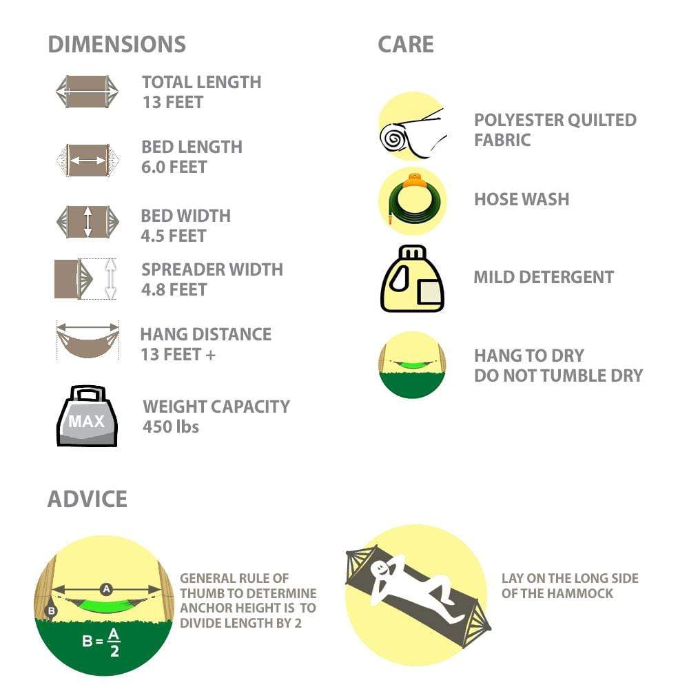 Hammock Universe Hammocks Quilted Hammock - Deluxe