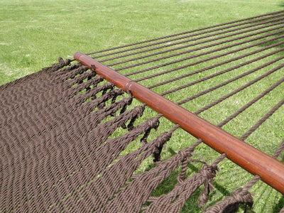 Hammock Universe Hammocks with Stands Coffee Deluxe Polyester Rope Hammock with Wicker Stand