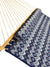 Hammock Universe Hammocks with Stands blue-white-patterns Deluxe Quilted Hammock with Wicker Stand