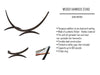 Hammock Universe Hammock Stands Dark Brown Wicker Hammock Stand
