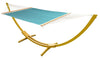 Hammock Universe USA Poolside | Lake Hammock with Bamboo Stand light-blue-patterns 794604045603 PLH-LB+15TBSB