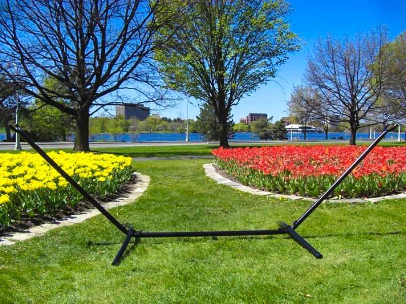 Hammock Universe Hammock Stands Black Universal Hammock Stand for Non Spreader Bar Hammocks