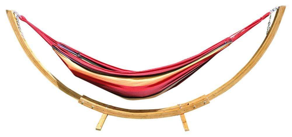 Hammock Universe Hammocks with Stands Hot Colors Brazilian Style Double Hammock with Bamboo Stand