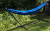 Hammock Universe Hammocks with Stands blue-black-patterns Brazilian Double Hammock with Universal Stand