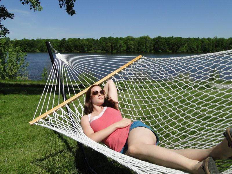 Hammock Universe Hammocks Natural Cotton Rope Hammock - Double