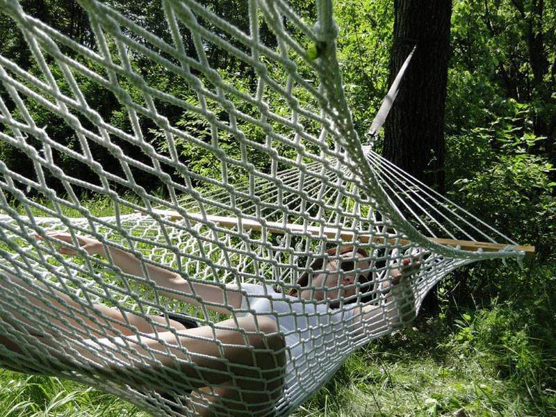 Hammock Universe Hammocks Natural Cotton Rope Hammock - Double